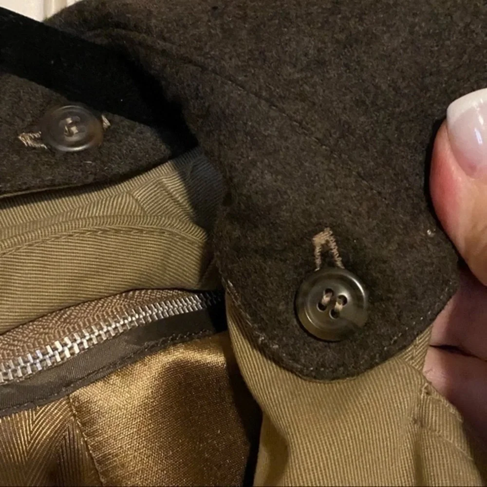 👩🏼‍💻💼🙋🏻‍♂️Joseph Abboud || Mens Trench Coat 42 Short - Picture 5 of 11